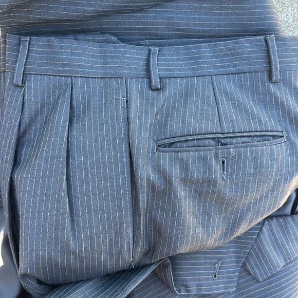 Jos. A Bank 38R Charcoal Pinstripe Suit